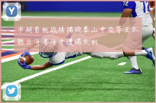 中超首轮战绩揭晓泰山申花等五队胜出海港海牛遭遇失利
